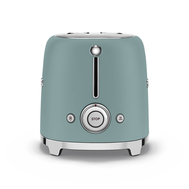 Smeg - Tostery na 2 kromki 50's style Tsf01Egmeu Szmaragdowy (mat)