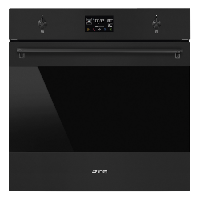 Smeg - Piekarnik elektryczny z funkcją pary Classica Sop6302s2pn Czarny mat.