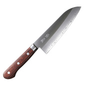 Suncraft Clad Nóż Santoku 16.7 cm ze Stali San Mai / AUS10, Rękojeść Pakka Wood
