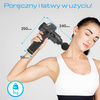 Extralink Massage Gun Pro Pistolet Do Masażu 3800 Rpm, 6 Końcówek Wymiennych