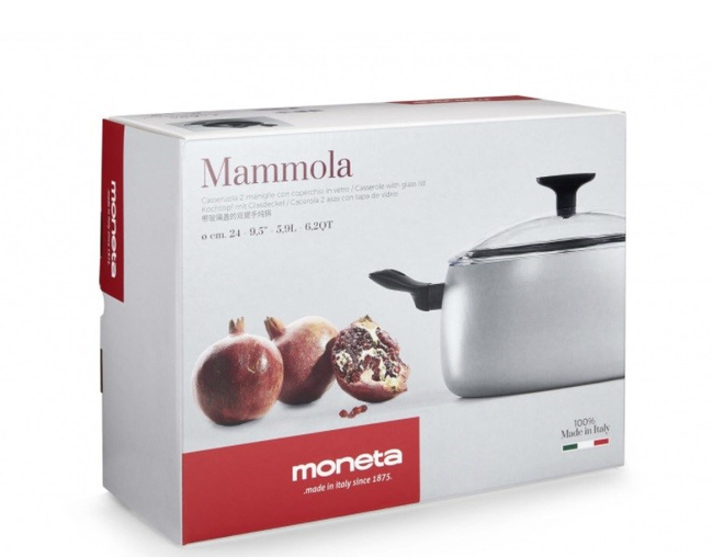 Naczynie Z Pokrywką 24 Cm, Mammola, Indukcja - Moneta