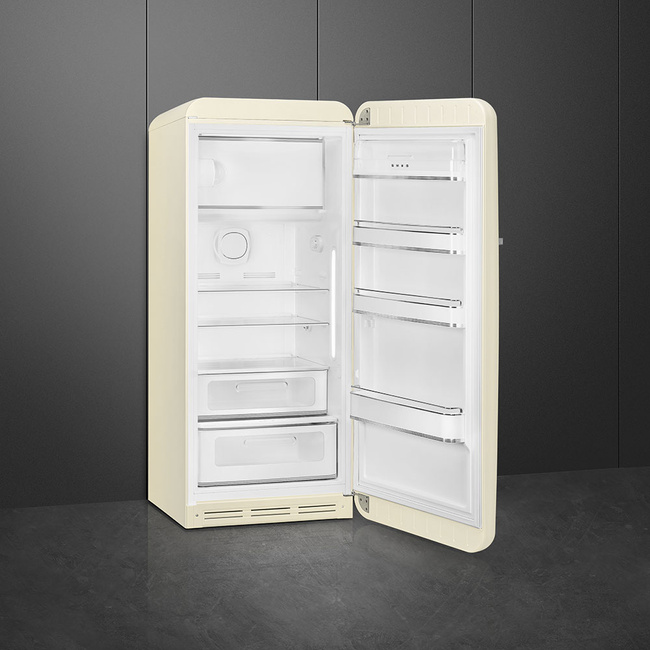 Smeg - Chłodziarko-zamrażarka wolnostojąca FAB28LCR6 50'S STYLE - Cream
