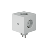 Rozszerzacz gniazd Square 2 z podwójnym Usb-c o mocy 30 W - szary - Avolt