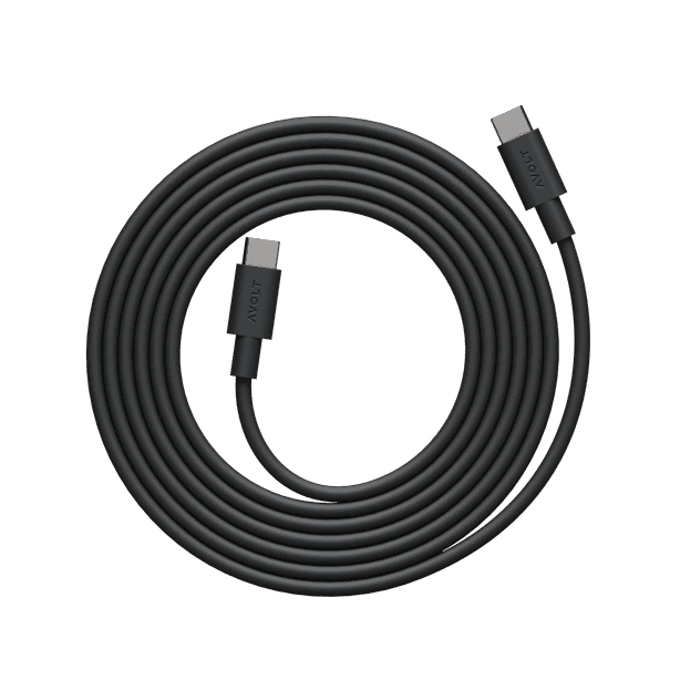Kabel 1 Usb C Do Ładowania Usb C, 2 M - Czarny - Avolt