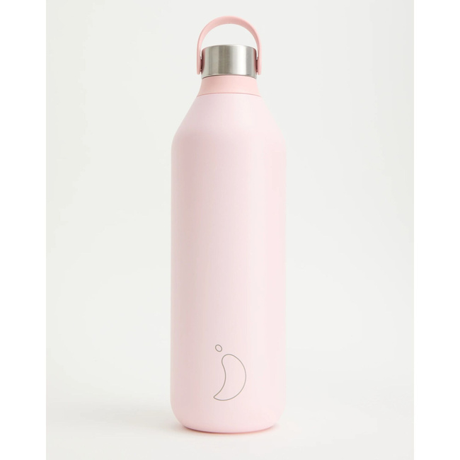 butelki termiczne do napojów 1000 ml series 2 różowy - chilly's bottles