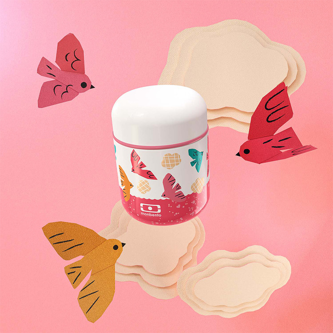 Monbento Capsule Termos Obiadowy 0,28 L Birds