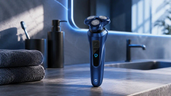 Golarka elektryczna Xiaomi Mijia Electric Shaver Pro Portable, srebrna, 3 głowice