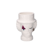 Osłonka na doniczkę Rituali Domestici Unafestaatema, dziadek do orzechów, ceramika, 19 cm
