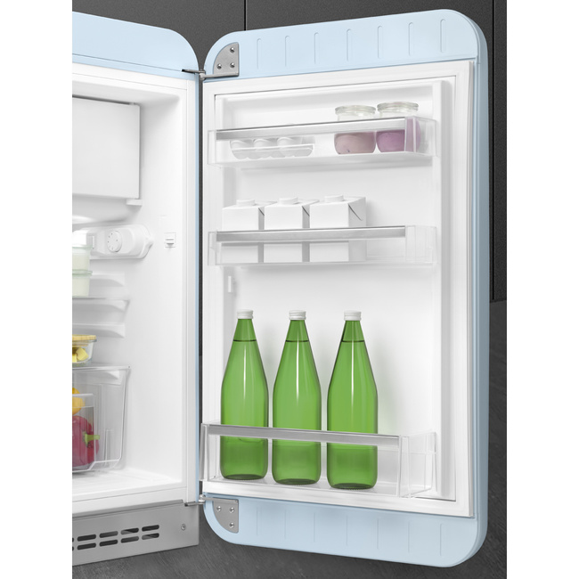 Smeg - Chłodziarko-zamrażarka, Pastelowy Błękit 50's Style Fab10Rpb6 Pastelowy Błękit