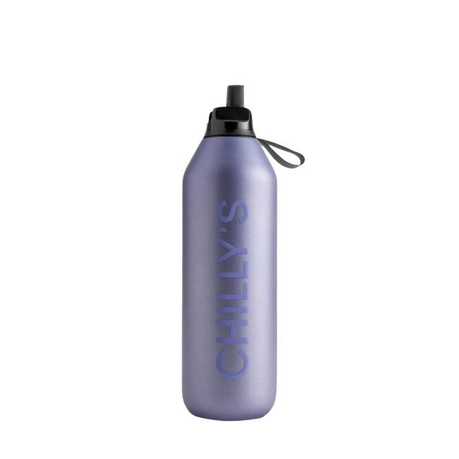 Butelka sportowa Chillys | 1000 ml | Matowy metalik Lawenda series 2 sport - Chillys bottles