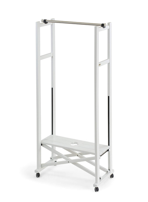 Arredamenti Elios Stojak na ubrania - 37 x 78 cm, Biały