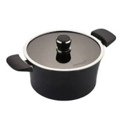 HAPPYCALL Garnek IH Mono Ceramiczny 24 cm 4,6 L Czarny Heban