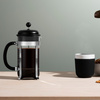 Zaparzacze tłokowe French Press Caffettiera 1 L Black