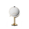 Lusterko kosmetyczne Simplehuman Sensor Mirror Trio ST3077, mosiądz i stal
