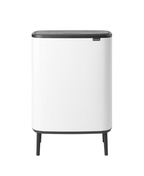 Kosz dotykowy na śmieci Brabantia Bo Touch Bin 2 x 30 l, biały, 130601