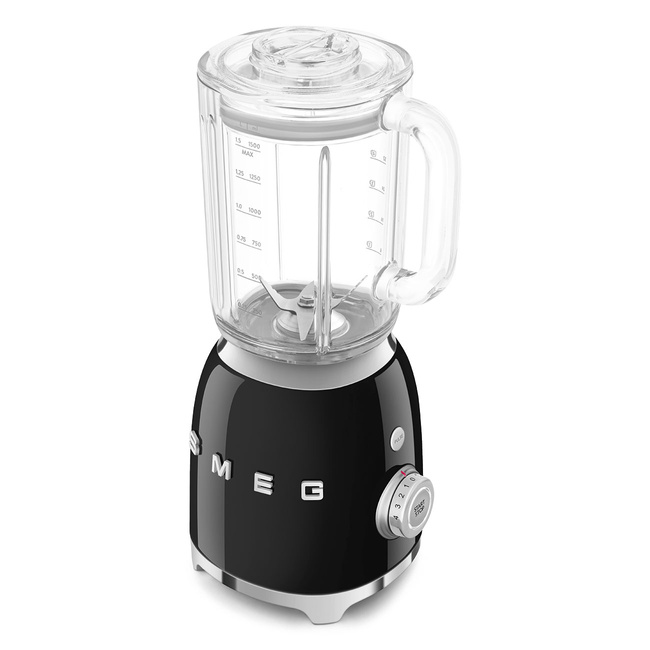 Smeg - Blender, czarny 50's style Blf03bleu Czarny