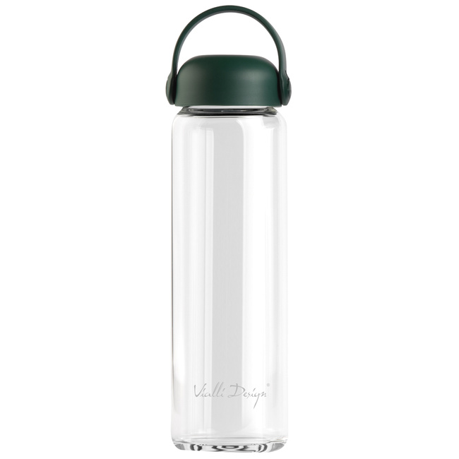 Szklana butelka na wodę Fuori 540 ml zielona 30275 - Vialli Design