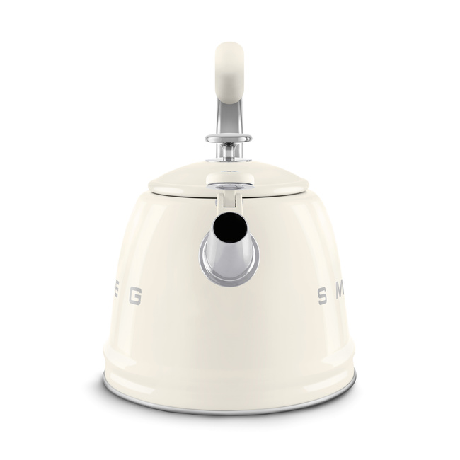 Smeg - Czajnik z gwizdkiem, kremowy 50's style Wkf01cr.