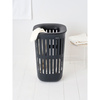Kosz na pranie Brabantia Collect-It 55 L z pokrywą Quick-Drop, czarny