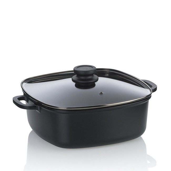 Naczynie ceramiczne kwadratowe+Pokr. 6L Atura - Kela