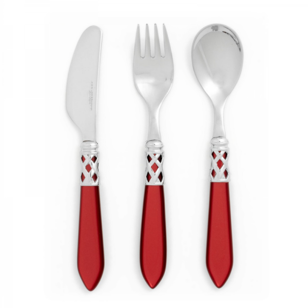 Aladdin Zestaw Sztućców Dla Dziecka Bordowy - Bugatti