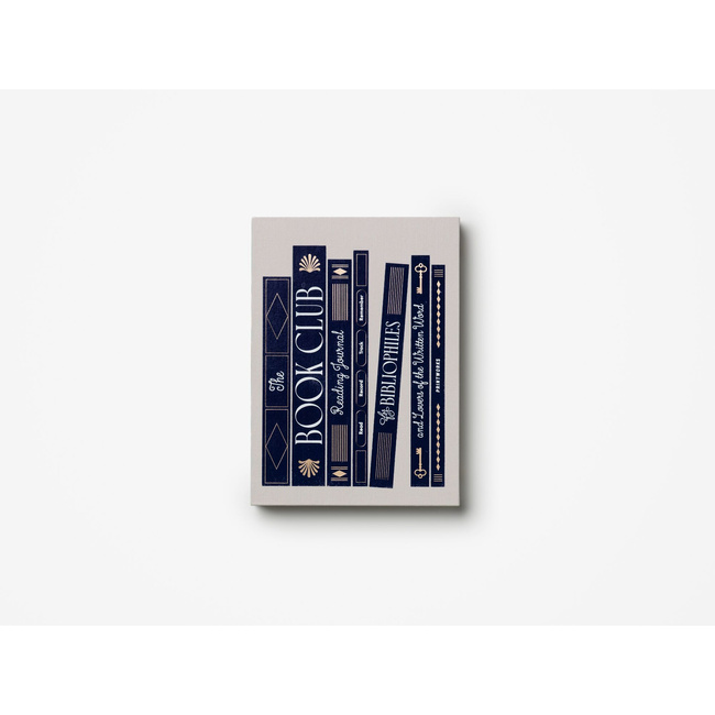Dziennik czytelniczy Printworks The Book Club, zielona okładka z tkaniny, format 25,5 x 18 cm