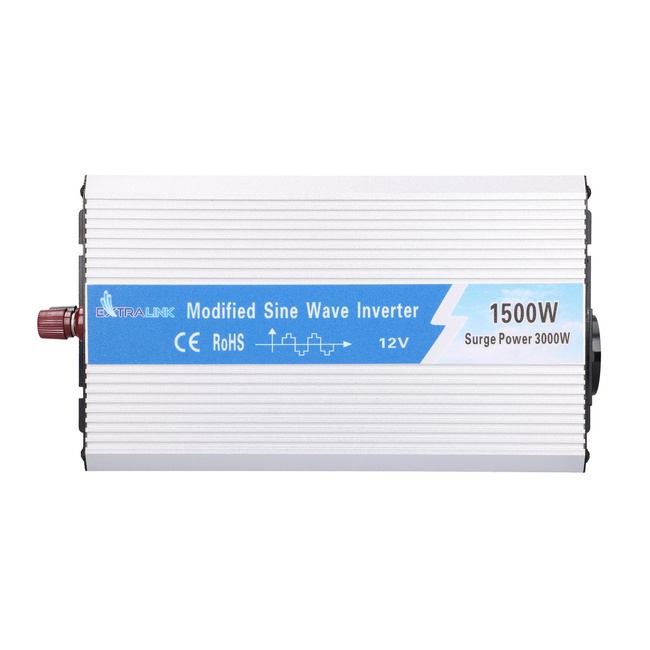 Przetwornica napięcia Extralink OPIM-1500W 12 V, 1500 W, modyfikowana sinusoida