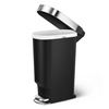 Kosz pedałowy Simplehuman Slim CW1390, 40 l, wąski, czarny, z tworzywa
