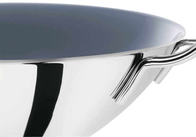 Wok ZWILLING Plus 32 cm z ceramiczną powłoką CERAFORCE Ultra i szklaną pokrywą