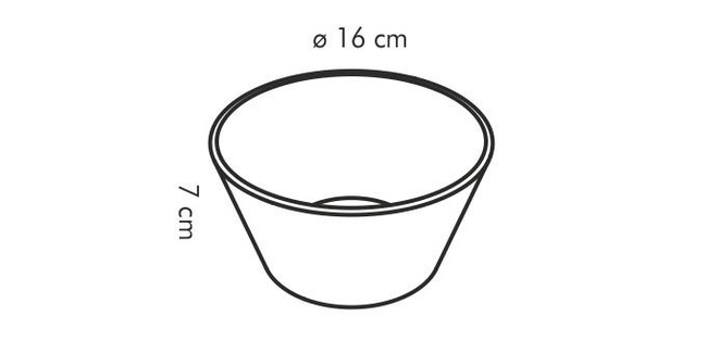 Miska okrągła Gustito ø 16 cm - Tescoma