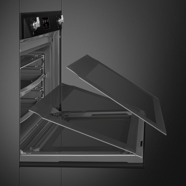Smeg - Piekarnik, 60 cm, Victoria, czarny Sop6902s2pn Victoria