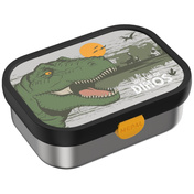 Lunchbox stalowy dla dzieci Mepal Campus Dino, 750 ml, z dinozaurami