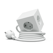 Listwa zasilająca Square 1 z podwójnym Usb-c 30 w i podstawą magnetyczną, 3 m - opalizująca biel Avolt x Martinelli Luce limitowana edycja - Avolt