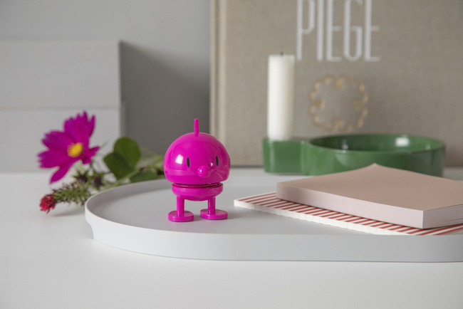 Figurka Hoptimist Bumble M Pink Różowa Dekoracja Biurko Prezent Design