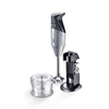 Blender ręczny Bamix Deluxe M160 z młynkiem w zestawie - srebrny - Outlet