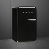 Smeg - Chłodziarko-zamrażarka, czarny 50'S STYLE FAB10LBL6 Czarny