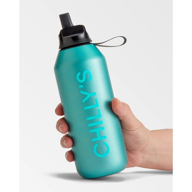 Butelka sportowa Chillys | 500 ml | Matowy metalik Altantis series 2 sport - Chillys bottles