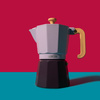 Kawiarka Włoska Venice 6 Cup - Purple La Cafetière