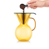 Zaparzacz do kawy przelewowej Bodum Pour Over MoMA ze stalowym filtrem, żółty