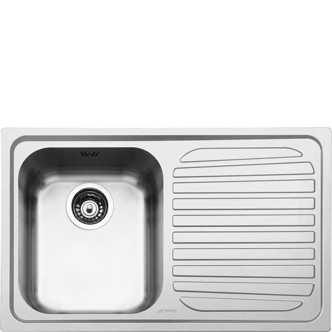 Smeg - Zlewozmywak ze stali nierdzewnej Omni Sp791D-2 Stal nierdzewna.