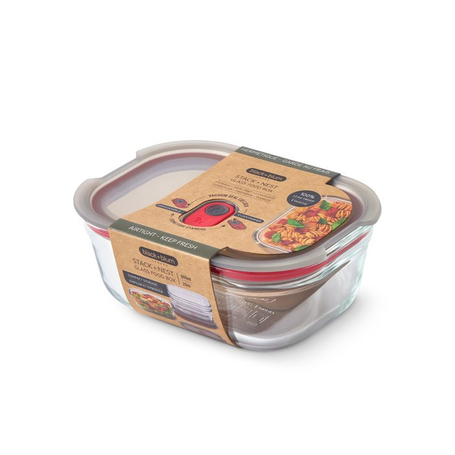 Pojemnik szklany Black+Blum Stack+Nest S 600 ml