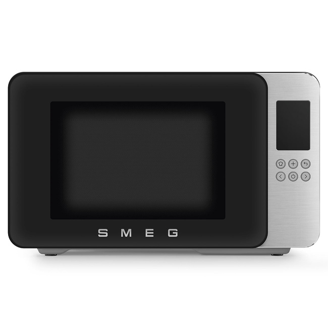 Smeg - Kuchenka mikrofalowa SDA Collezione - czarny mat