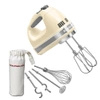 Dziewięciobiegowy mikser ręczny KitchenAid 5KHM9212EAC, kremowy