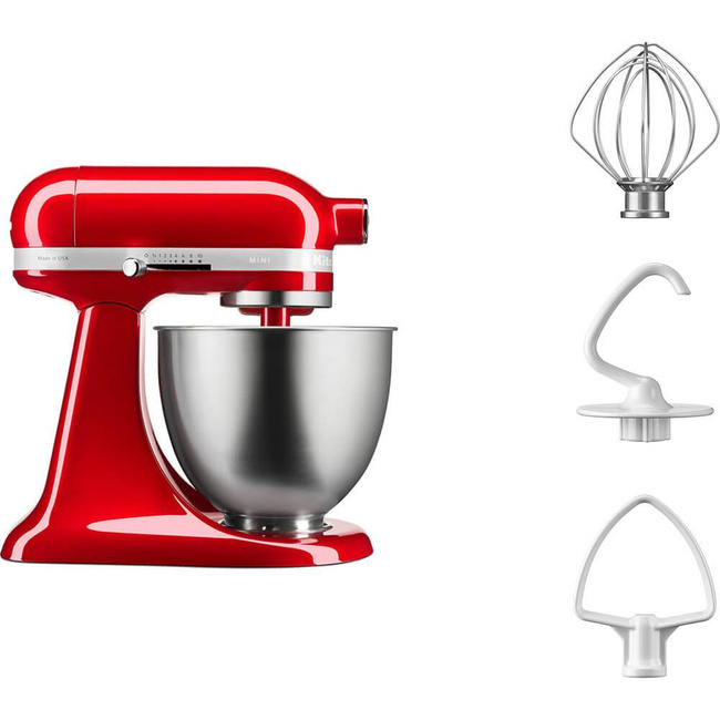 Mikser Planetarny Mini 3,3l Kitchenaid 5ksm3311xecA Czerwony Karmelek