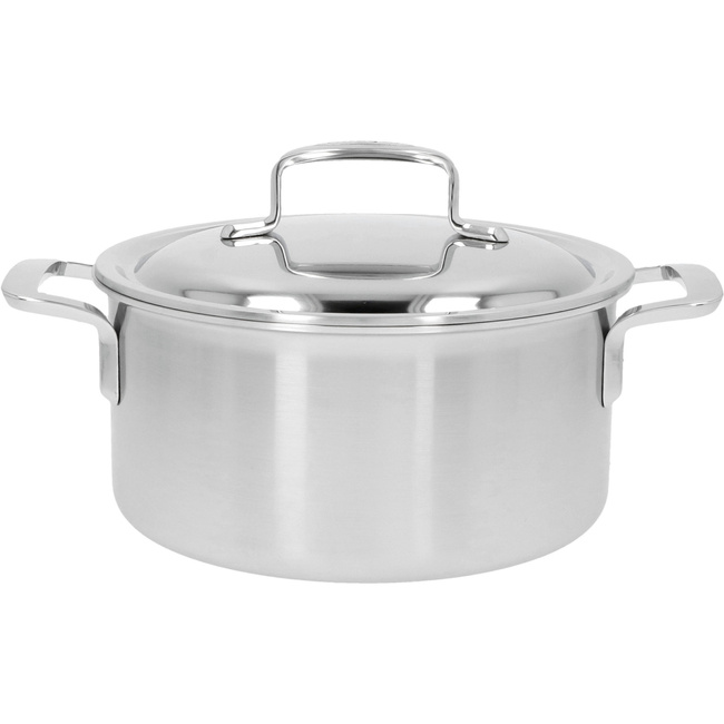 Garnek Niski z Pokrywką 3 Ltr - Demeyere