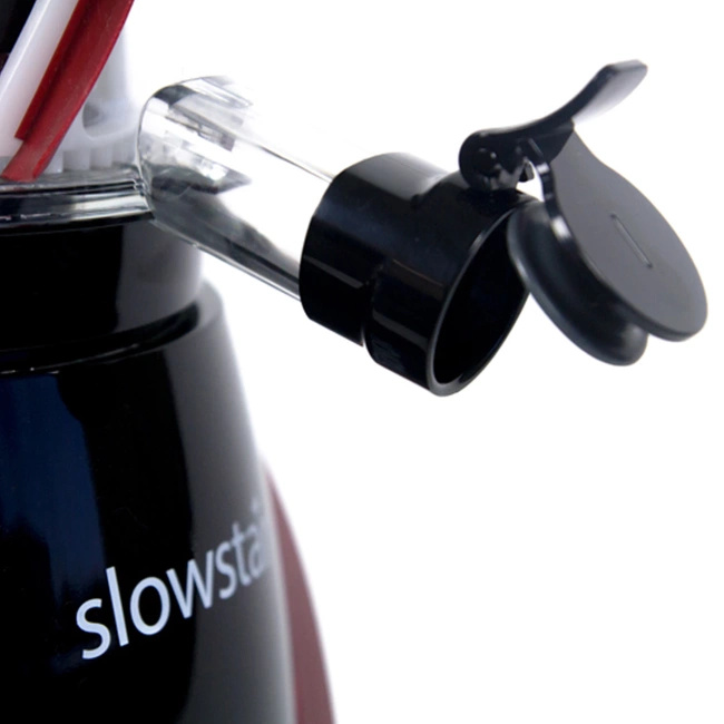 Tribest Slowstar srebrna pionowa wyciskarka wolnoobrotowa z przystawką do mielenia