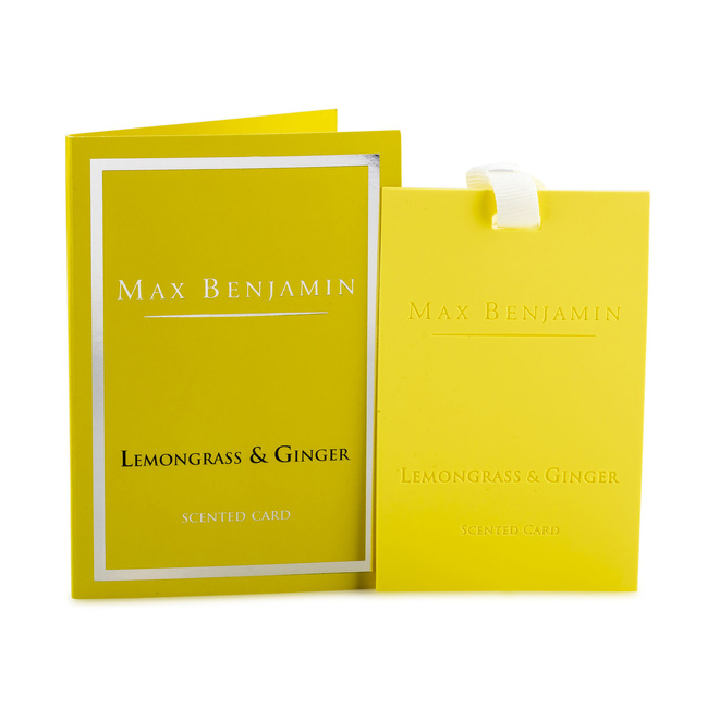 Karta Zapachowa Lemongrass & Ginger - Max Benjamin