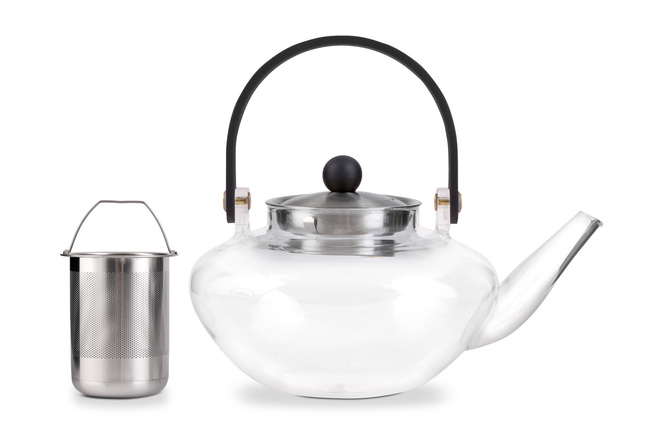 Zaparzacz do herbaty 800ml Eva 1630 - Vialli Design - srebrny