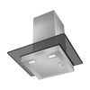 Smeg - Okap przyścienny, 60 cm, T-kształtny Universal Kbt600ve Stal nierdzewna + Szkło.