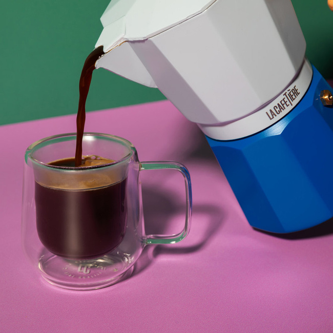 Kawiarka Włoska Venice 3 Cup - Sky Blue La Cafetière